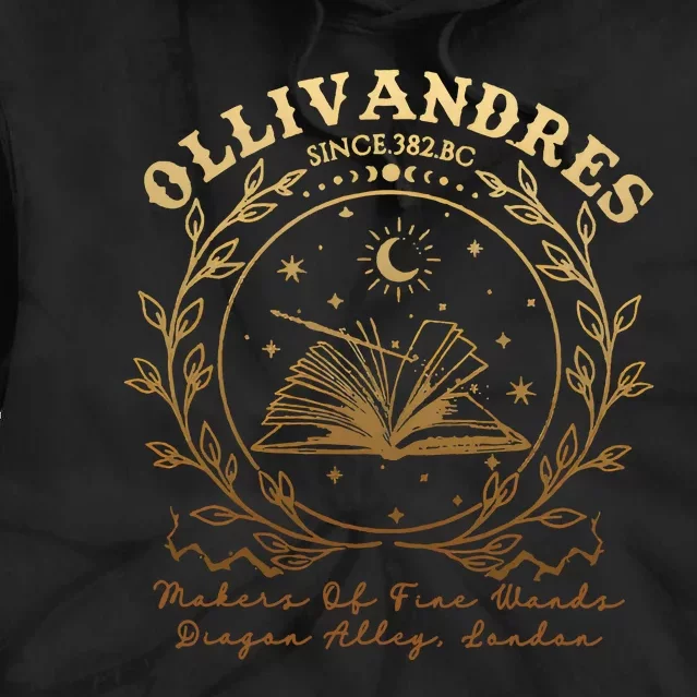 Ollivanders Wand Shop Wizard Book Universal Trip Tie Dye Hoodie