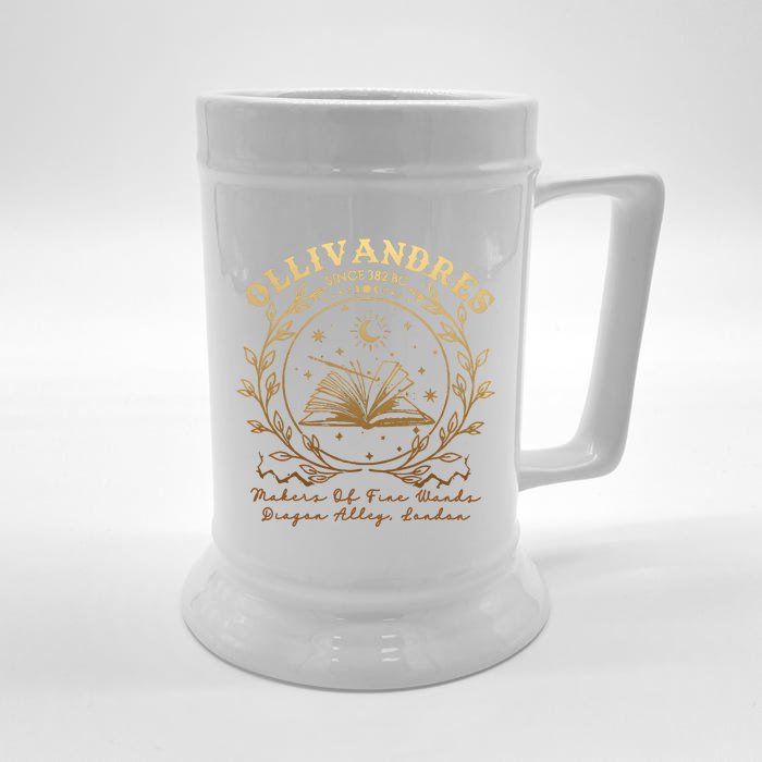 Ollivanders Wand Shop Wizard Book Universal Trip Front & Back Beer Stein