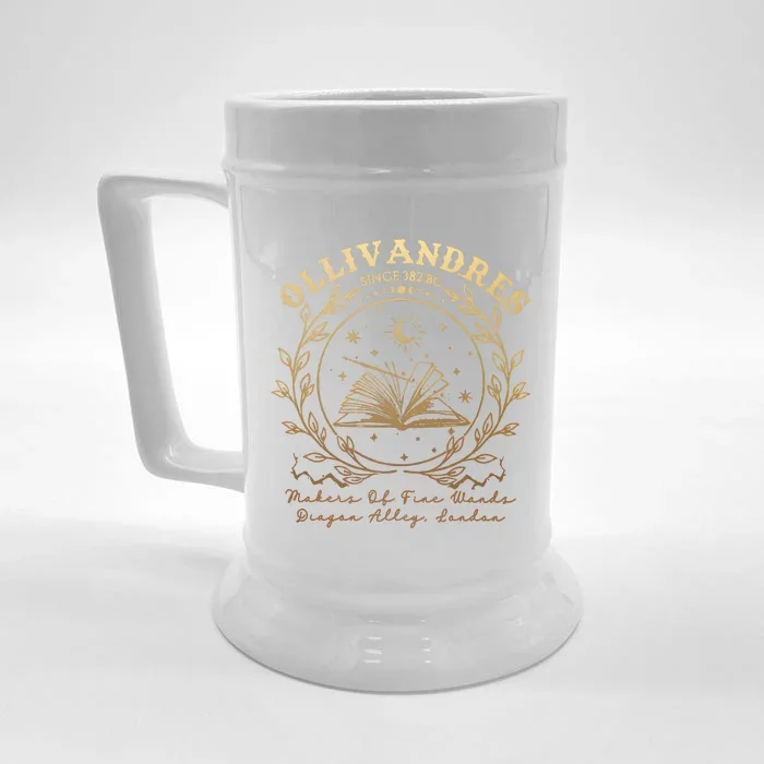 Ollivanders Wand Shop Wizard Book Universal Trip Front & Back Beer Stein