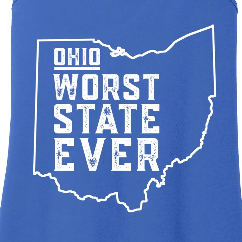 Ohio Worst State Ever Gift Ladies Essential Tank