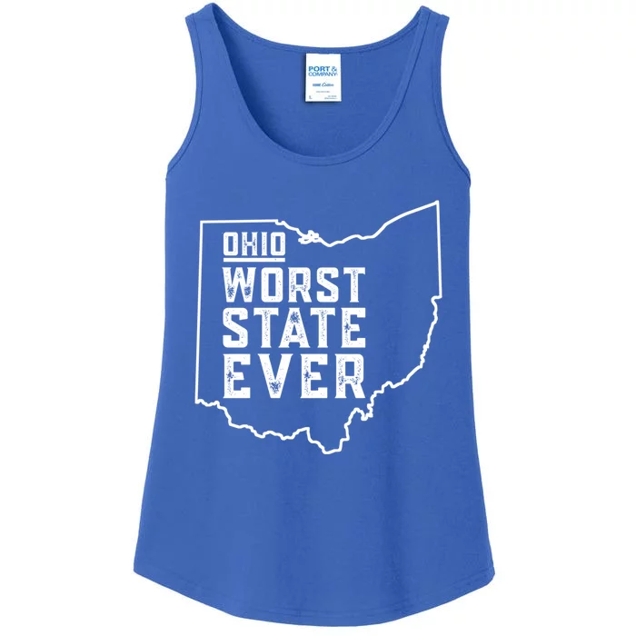 Ohio Worst State Ever Gift Ladies Essential Tank