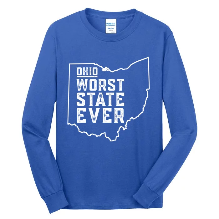 Ohio Worst State Ever Gift Tall Long Sleeve T-Shirt