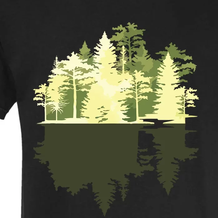 Outdoors Wildlife Trees Nature Reflection Forest Garment-Dyed Heavyweight T-Shirt