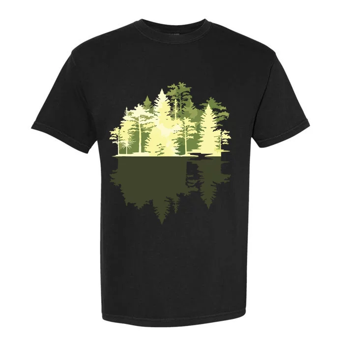 Outdoors Wildlife Trees Nature Reflection Forest Garment-Dyed Heavyweight T-Shirt