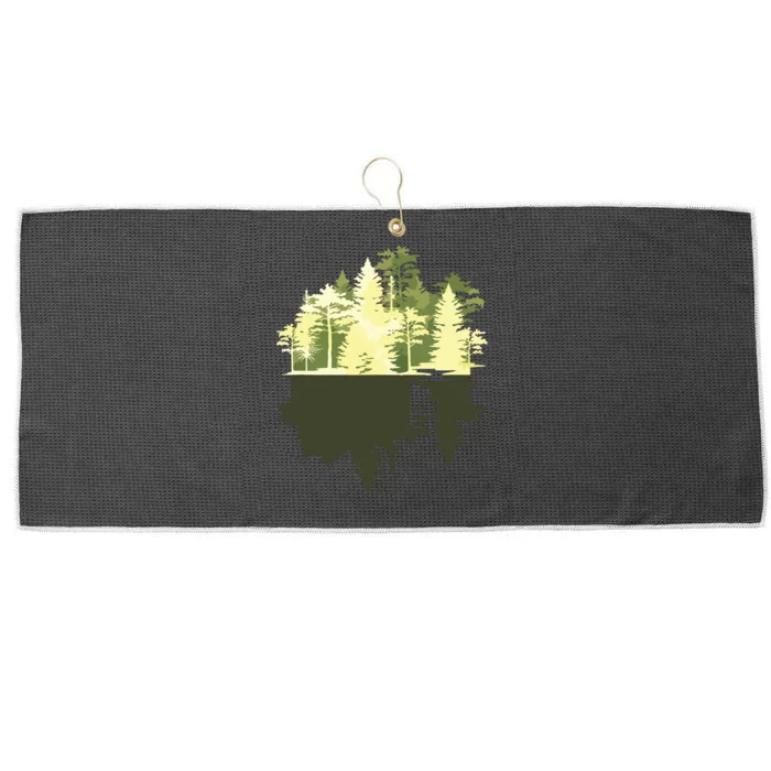 Outdoors Wildlife Trees Nature Reflection Forest Large Microfiber Waffle Golf Towel