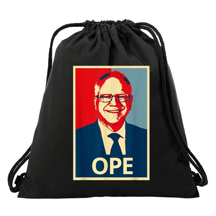 Ope Walz Tim Walz Harris Walz 2024 Drawstring Bag