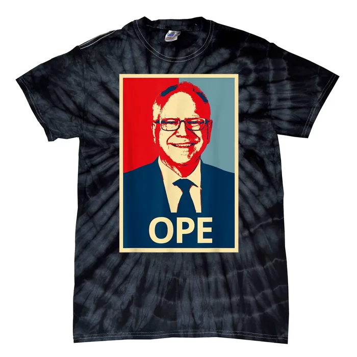 Ope Walz Tim Walz Harris Walz 2024 Tie-Dye T-Shirt