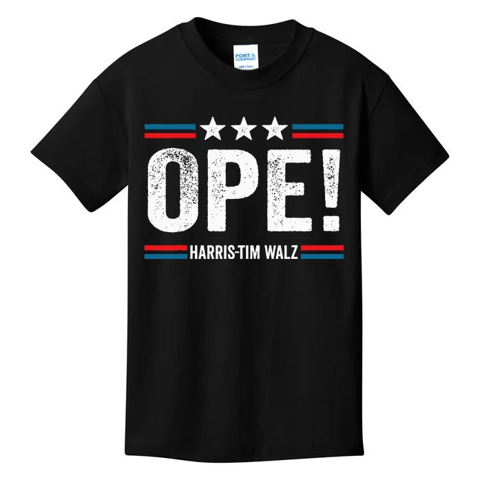 Ope Walz Tim Walz Harris Walz 2024 Kids T-Shirt