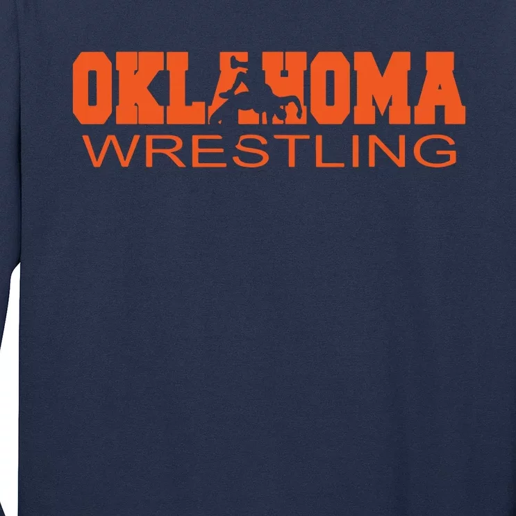 Oklahoma Wrestling Team Okie Wrestler Freestyle State Pride Long Sleeve Shirt