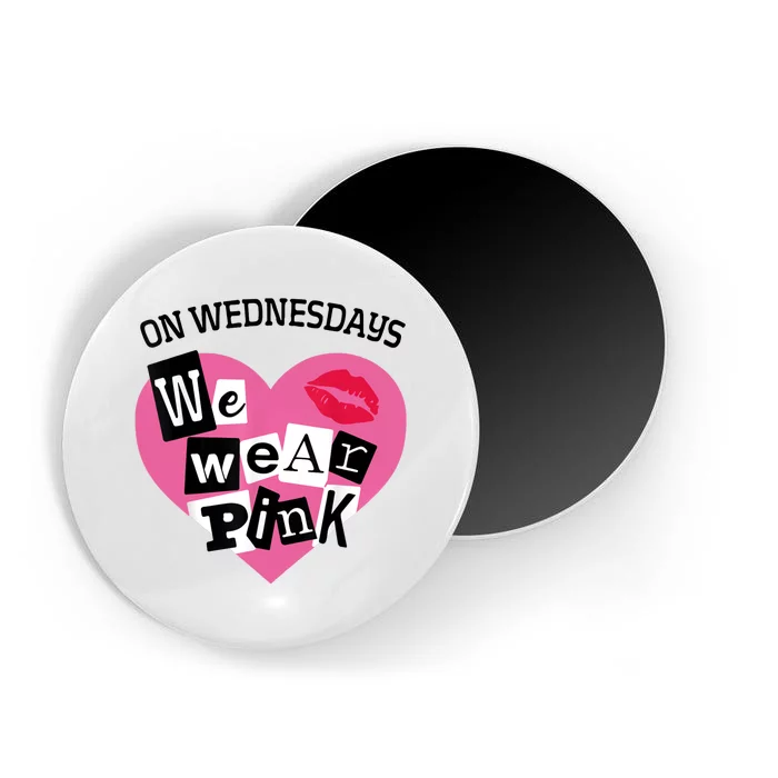 On Wednesday We Wear Pink Funny Valentine Magnet