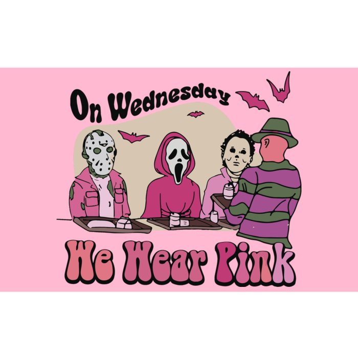 On Wednesday We Wear Pink Halloween Bumper Sticker