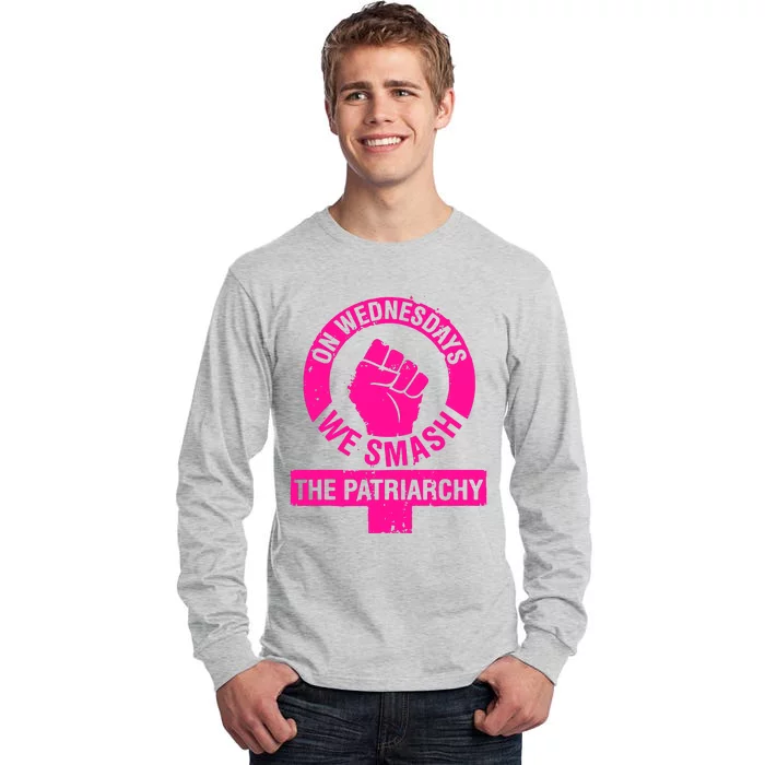 On Wednesdays We Smash The Patriarchy Tall Long Sleeve T-Shirt