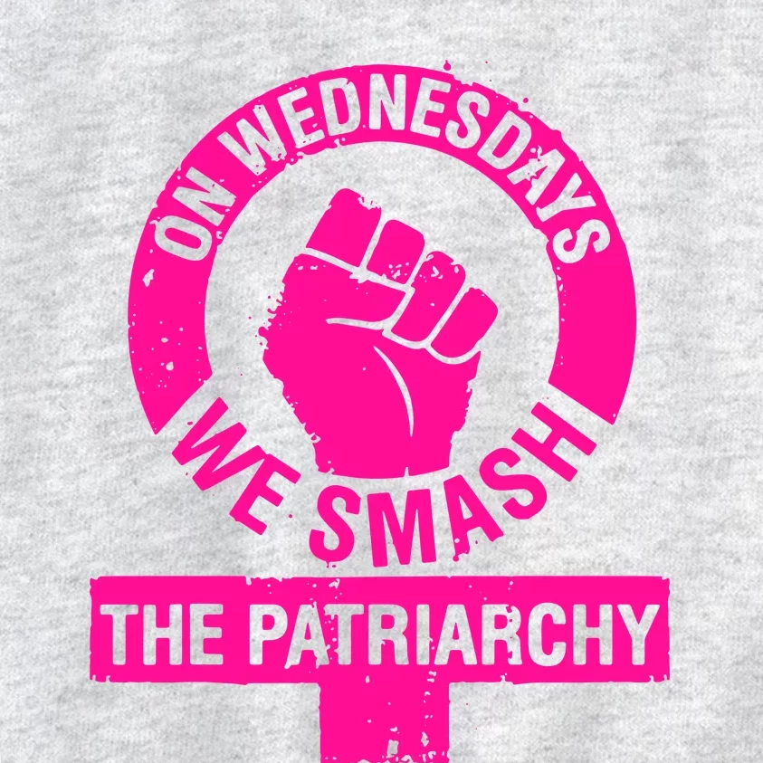 On Wednesdays We Smash The Patriarchy Kids Sweatshirt