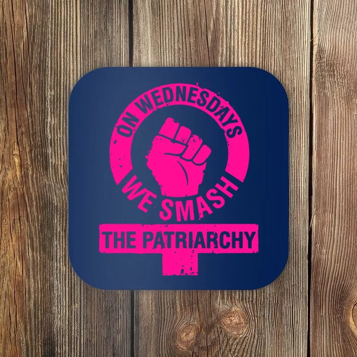 On Wednesdays We Smash The Patriarchy Coaster