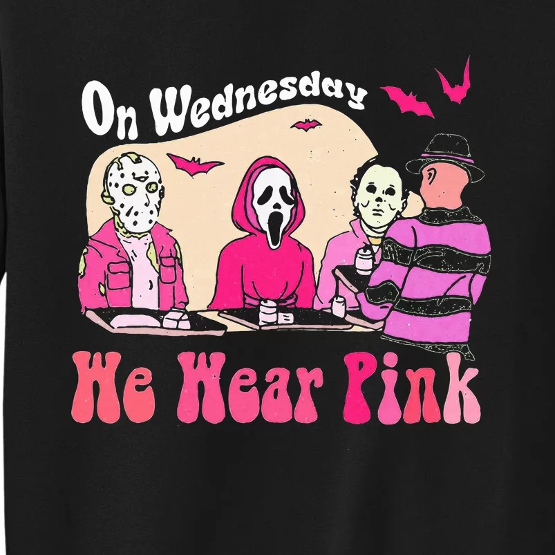 On Wednesday We Wear Halloween Character Sweatshirt