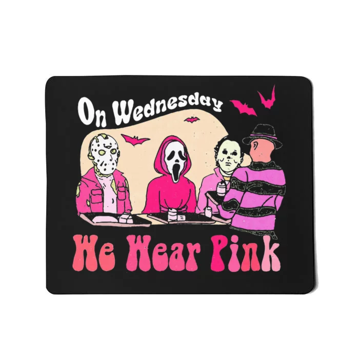 On Wednesday We Wear Halloween Character Mousepad