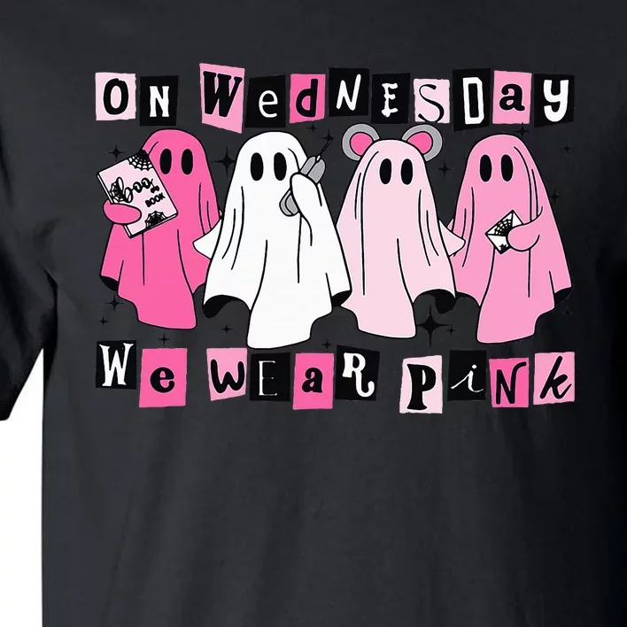 On Wednesday We Wear Cute Ghost Halloween Tall T-Shirt