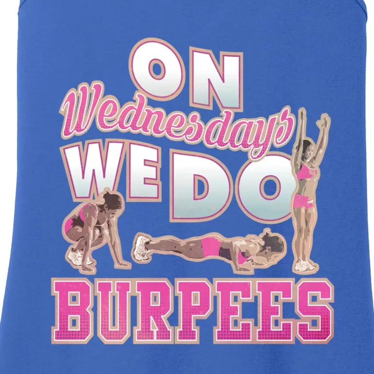 On Wednesdays We Do Burpees Funny Burpee Gift Ladies Essential Tank