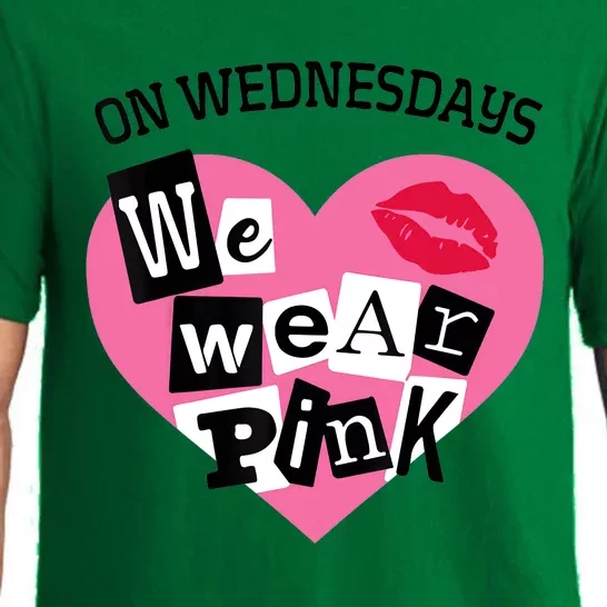 On Wednesday We Wear Pink Funny Valentine Pajama Set