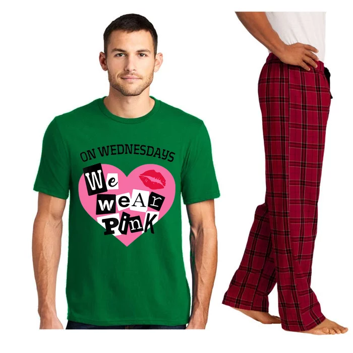 On Wednesday We Wear Pink Funny Valentine Pajama Set