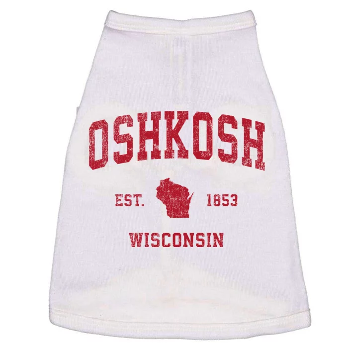 Oshkosh Wisconsin Wi Vintage Sports Doggie Tank