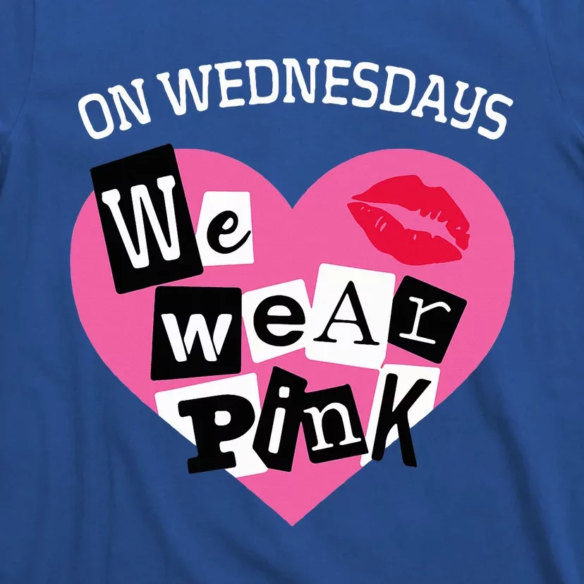 On Wednesday We Wear Pink Funny Valentine T-Shirt