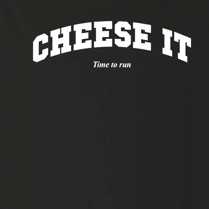 Outside Xbox Cheese It Time To Run Toddler Long Sleeve Shirt