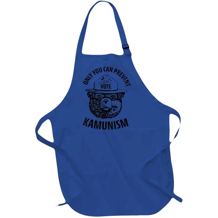 Only You Can Prevent Kamunism Communism Election Humor 2024 Full-Length Apron With Pocket