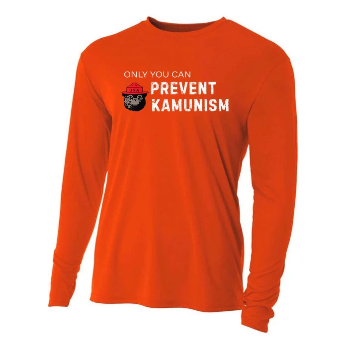 Only You Can Prevent Kamunism Communism Election Humor 2024 Cooling Performance Long Sleeve Crew