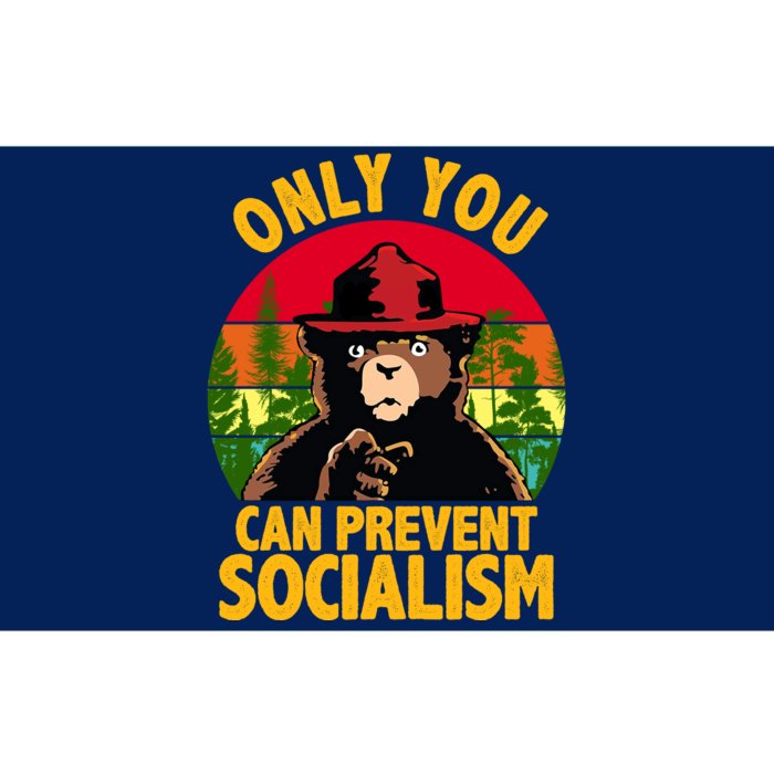 On You Can Prevent Socialism Bear Bumper Sticker