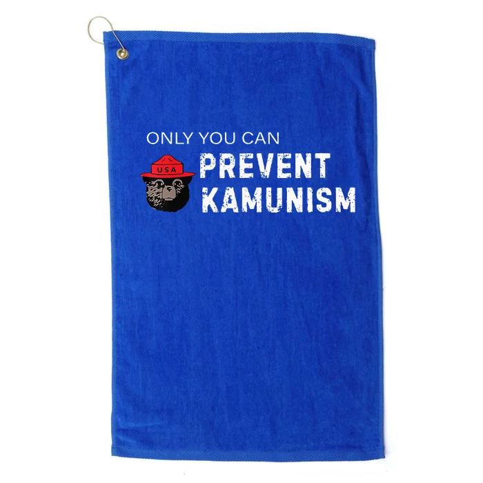 Only You Can Prevent Kamunism Communism Election Humor 2024 Platinum Collection Golf Towel