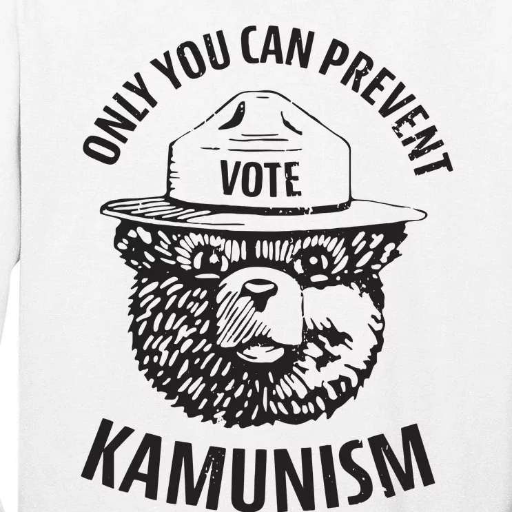 Only You Can Prevent Kamunism Communism Election Humor 2024 Tall Long Sleeve T-Shirt