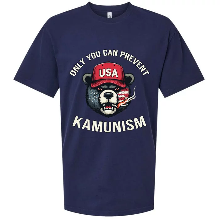 Only You Can Prevent Kamunism Communism Funny Election 2024 Sueded Cloud Jersey T-Shirt