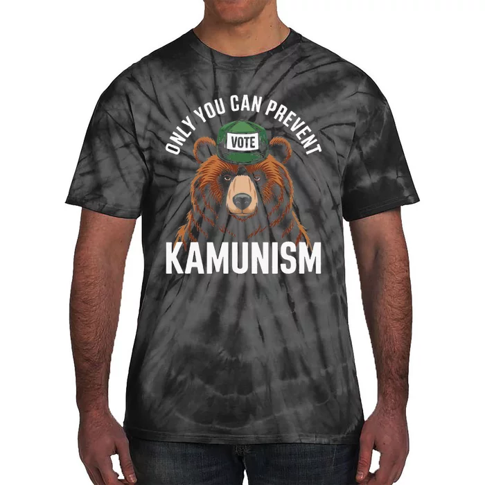 Only You Can Prevent Kamunism Funny Bear Humor Tie-Dye T-Shirt