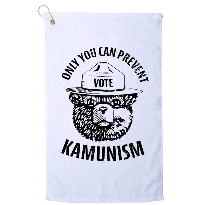 Only You Can Prevent Kamunism Communism Election Humor 2024 Platinum Collection Golf Towel