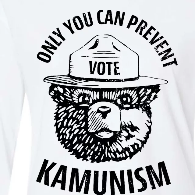 Only You Can Prevent Kamunism Communism Election Humor 2024 Womens Cotton Relaxed Long Sleeve T-Shirt