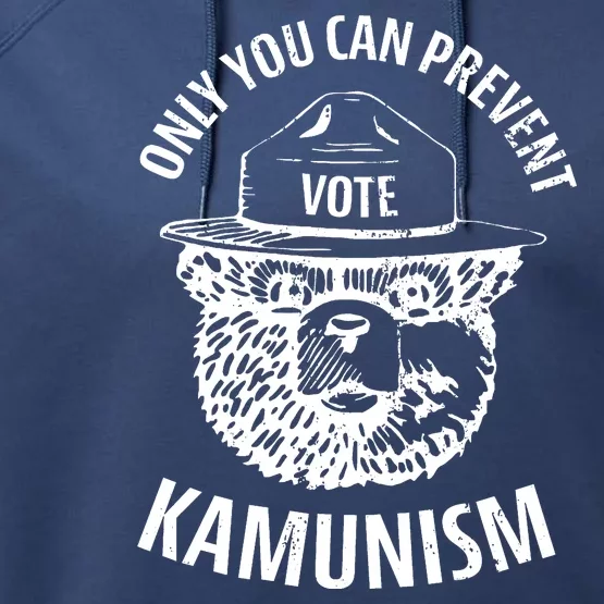 Only You Can Prevent Kamunism Vote Performance Fleece Hoodie