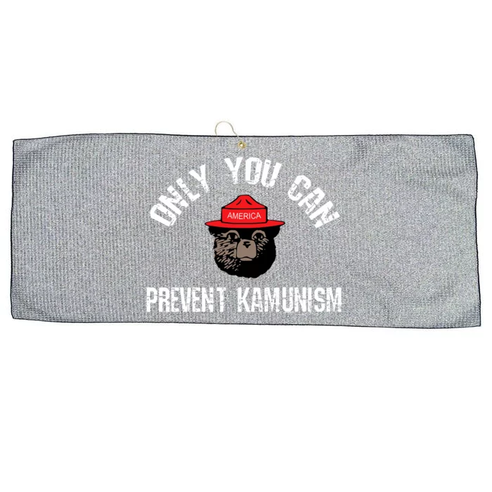 Only You Can Prevent Kamunism Large Microfiber Waffle Golf Towel