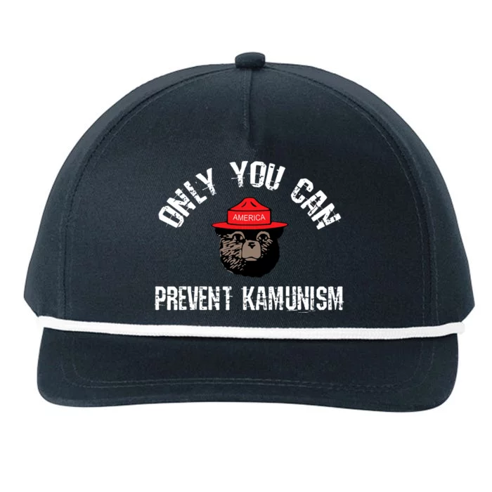 Only You Can Prevent Kamunism Snapback Five-Panel Rope Hat