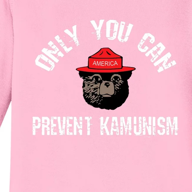 Only You Can Prevent Kamunism Baby Long Sleeve Bodysuit