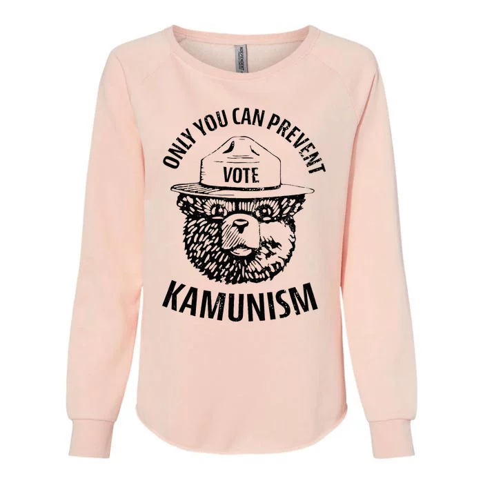 Only You Can Prevent Kamunism Communism Womens California Wash Sweatshirt