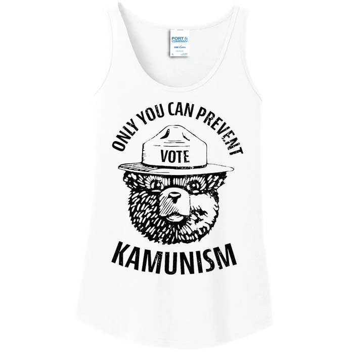 Only You Can Prevent Kamunism Communism Ladies Essential Tank