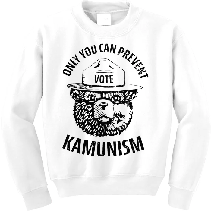 Only You Can Prevent Kamunism Communism Kids Sweatshirt