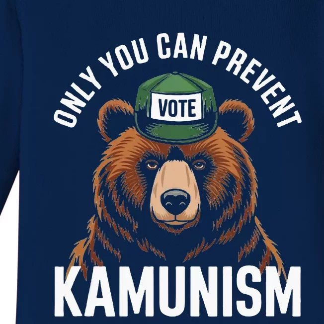 Only You Can Prevent Kamunism Baby Long Sleeve Bodysuit