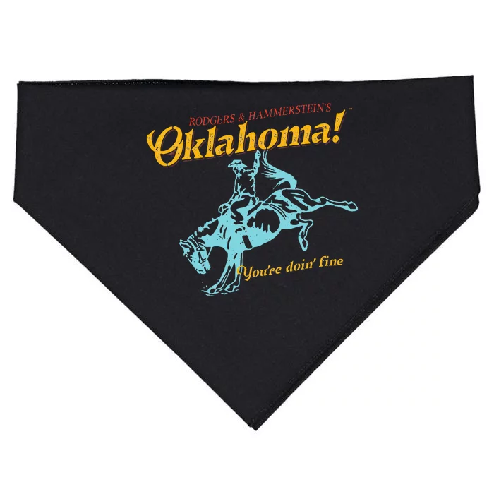 Oklahoma! “You’Re Doin’ Fine” USA-Made Doggie Bandana