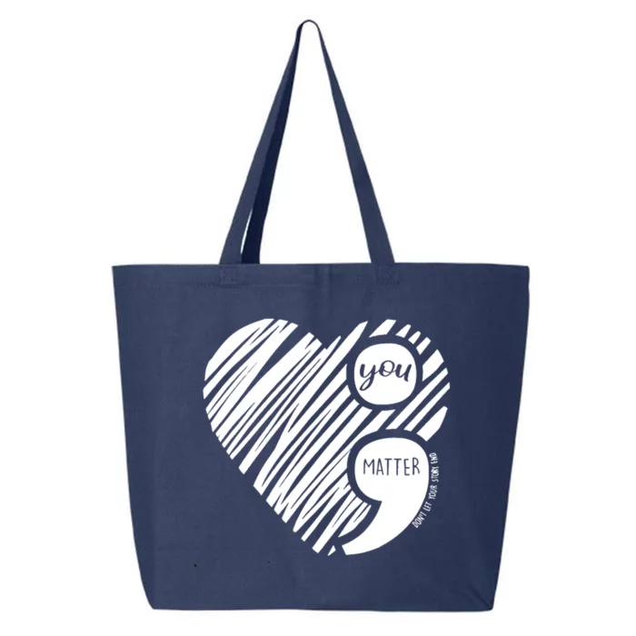 On Your Darkest Night Remember Tomorrow Needs You 25L Jumbo Tote