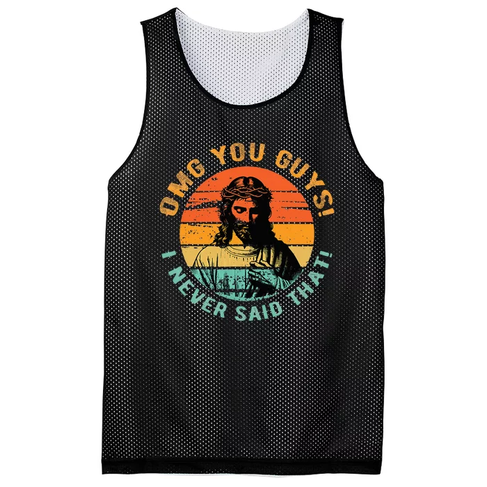 Omg You Guys I Never Said That Mesh Reversible Basketball Jersey Tank