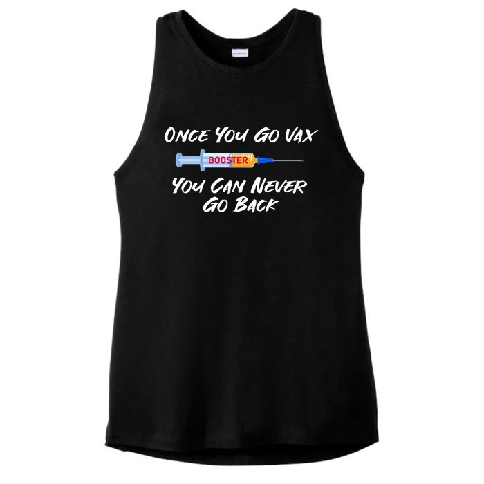 Once You Go Vax You Can Never Go Back Ladies Tri-Blend Wicking Tank