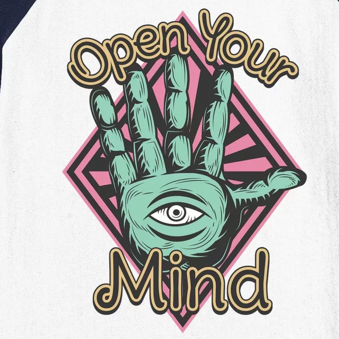 Open Your Mind Baseball Sleeve Shirt