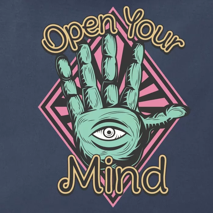 Open Your Mind Zip Tote Bag